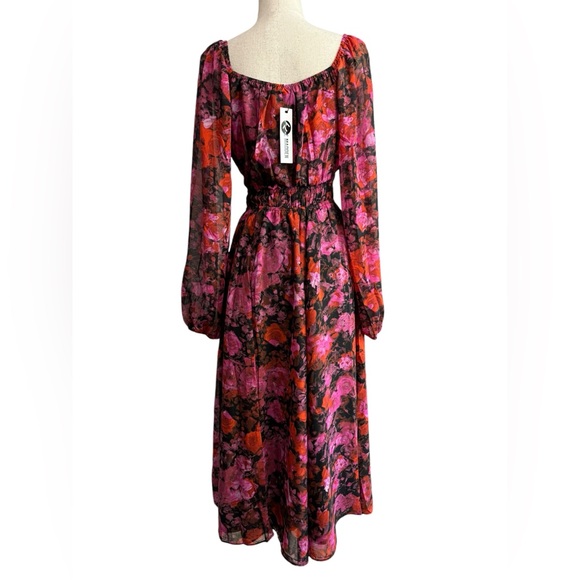 Steve Madden Laine Dress Floral Long Sleeve NWT - Picture 8 of 11